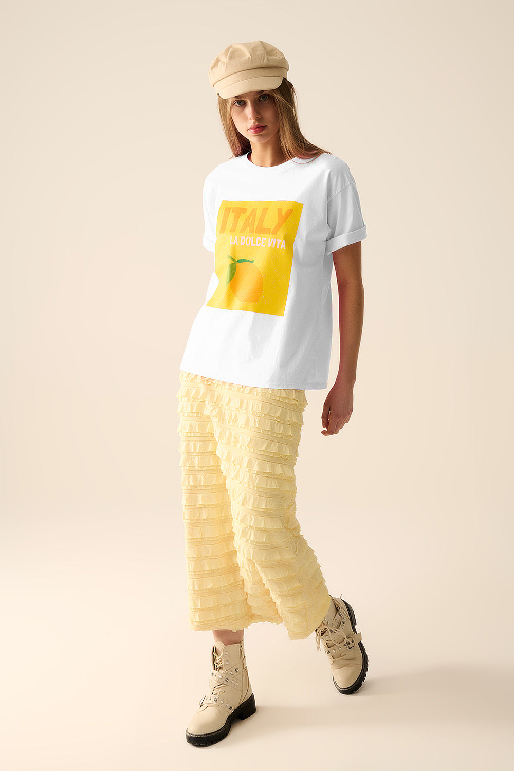 White ITALY La Dolce Vita 🍋 T Shirt