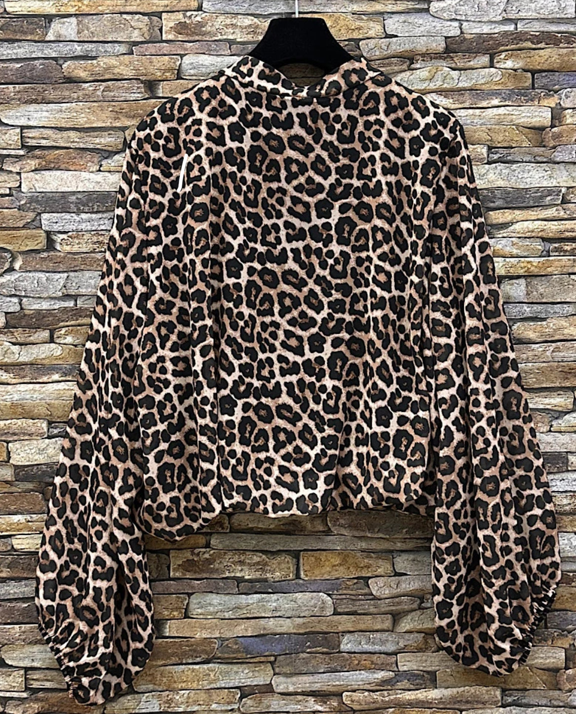Ella Leopard Bow Blouse