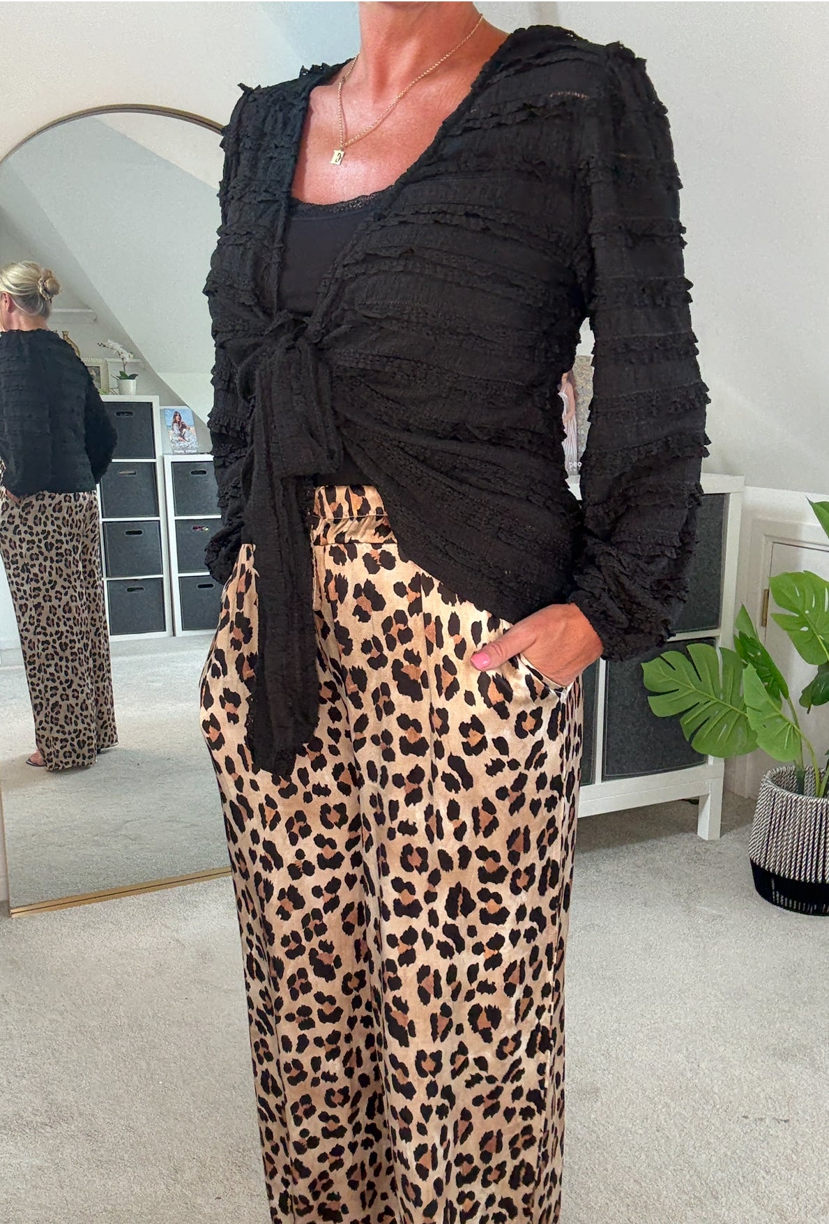 Pretty Ruffle Wrap Top