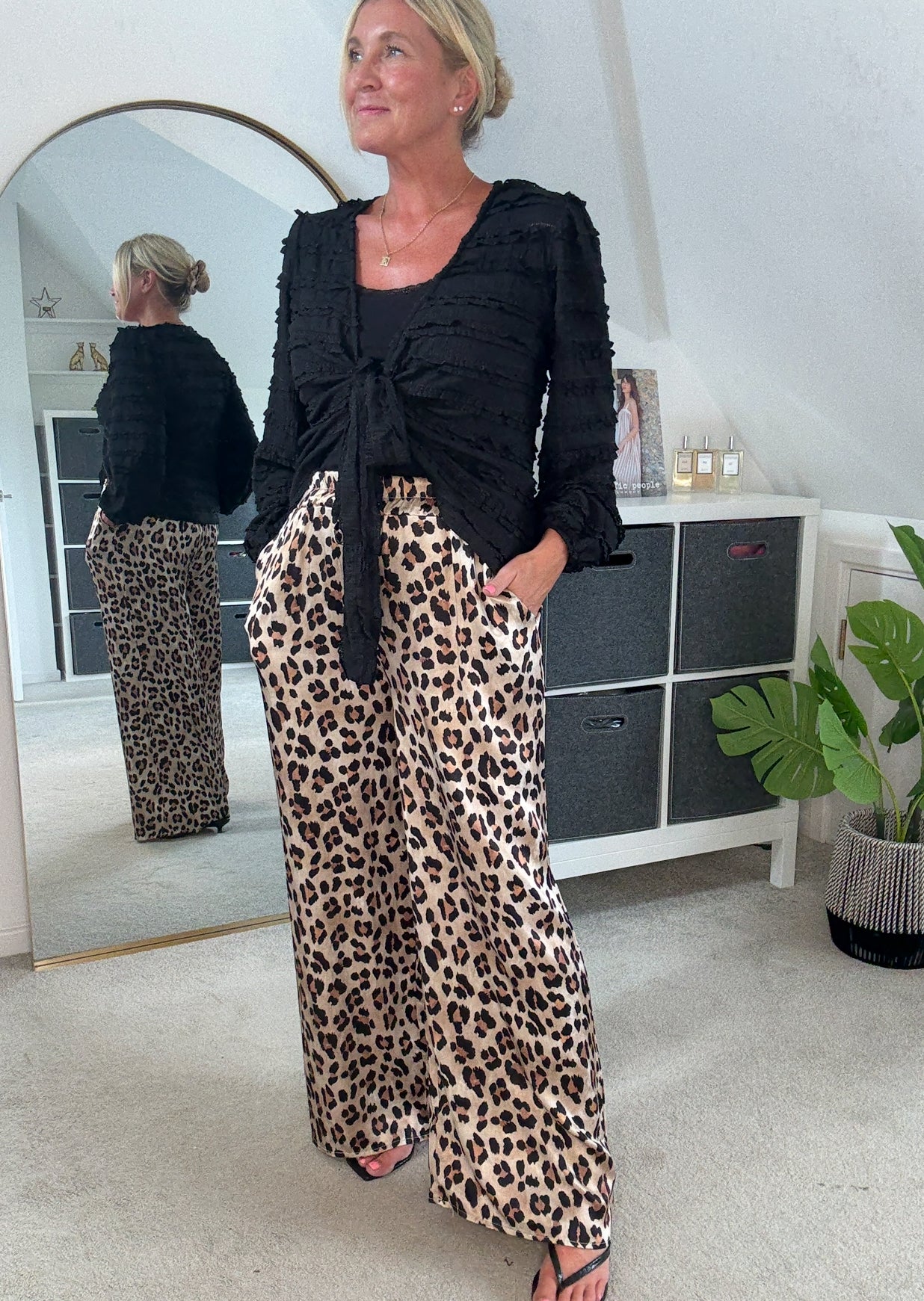Pretty Ruffle Wrap Top