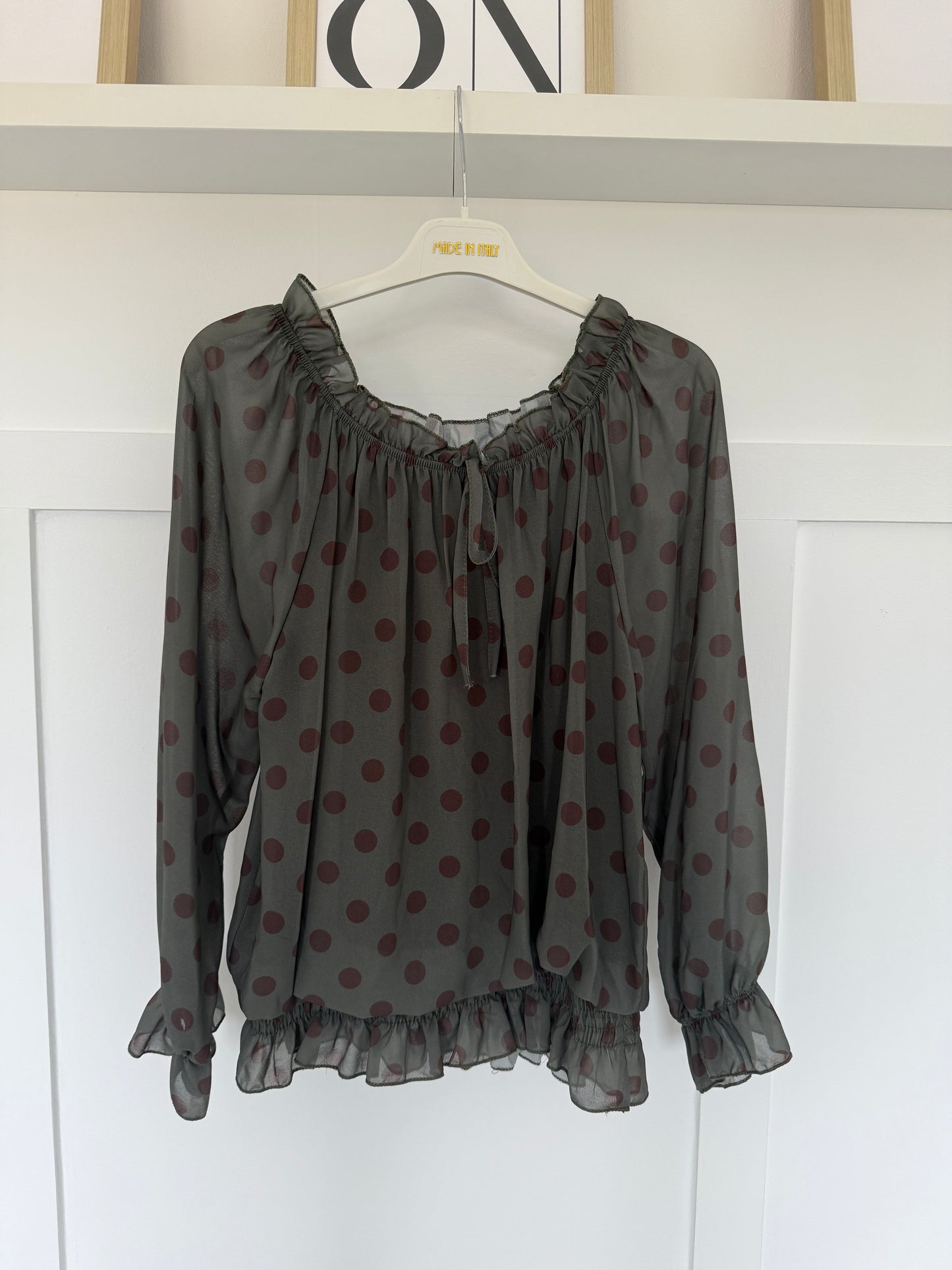 Polka Dot Blouse
