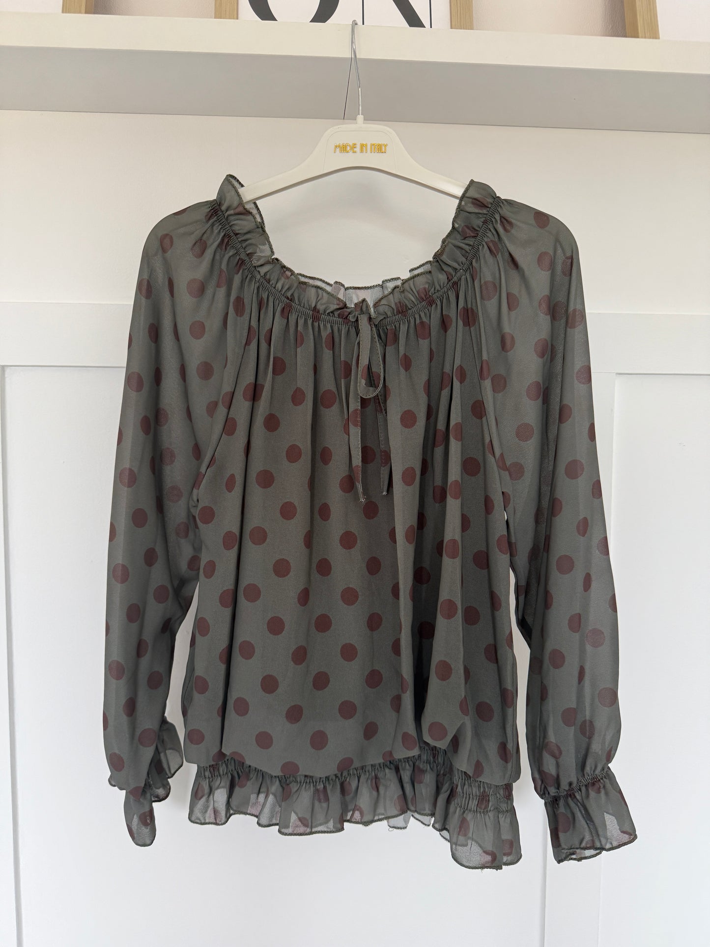 Polka Dot Blouse