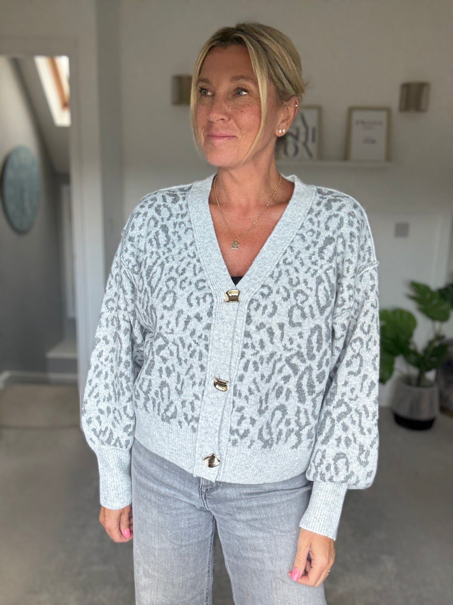Chocloate Leopard Cardigan