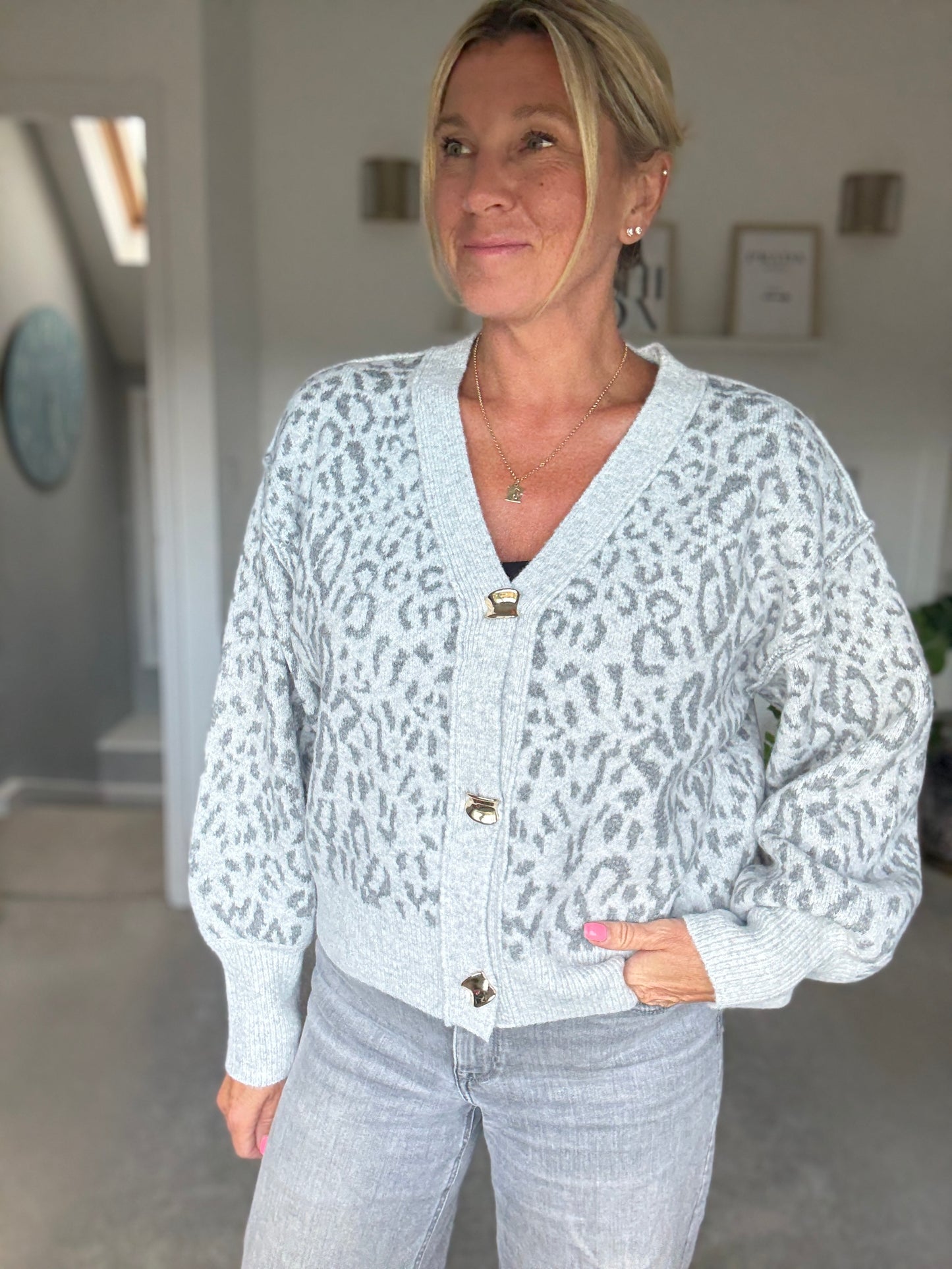 Chocloate Leopard Cardigan