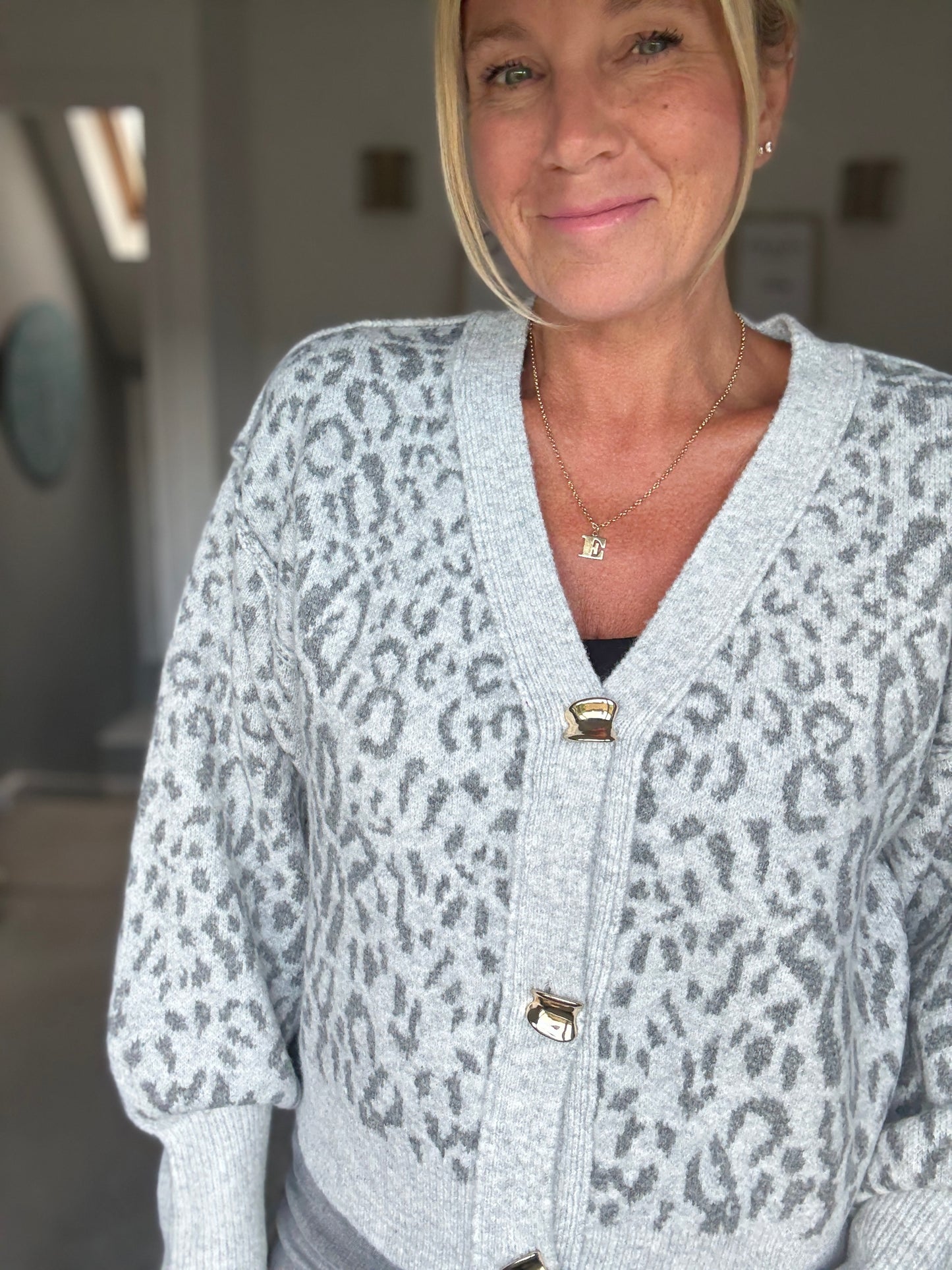 Chocloate Leopard Cardigan