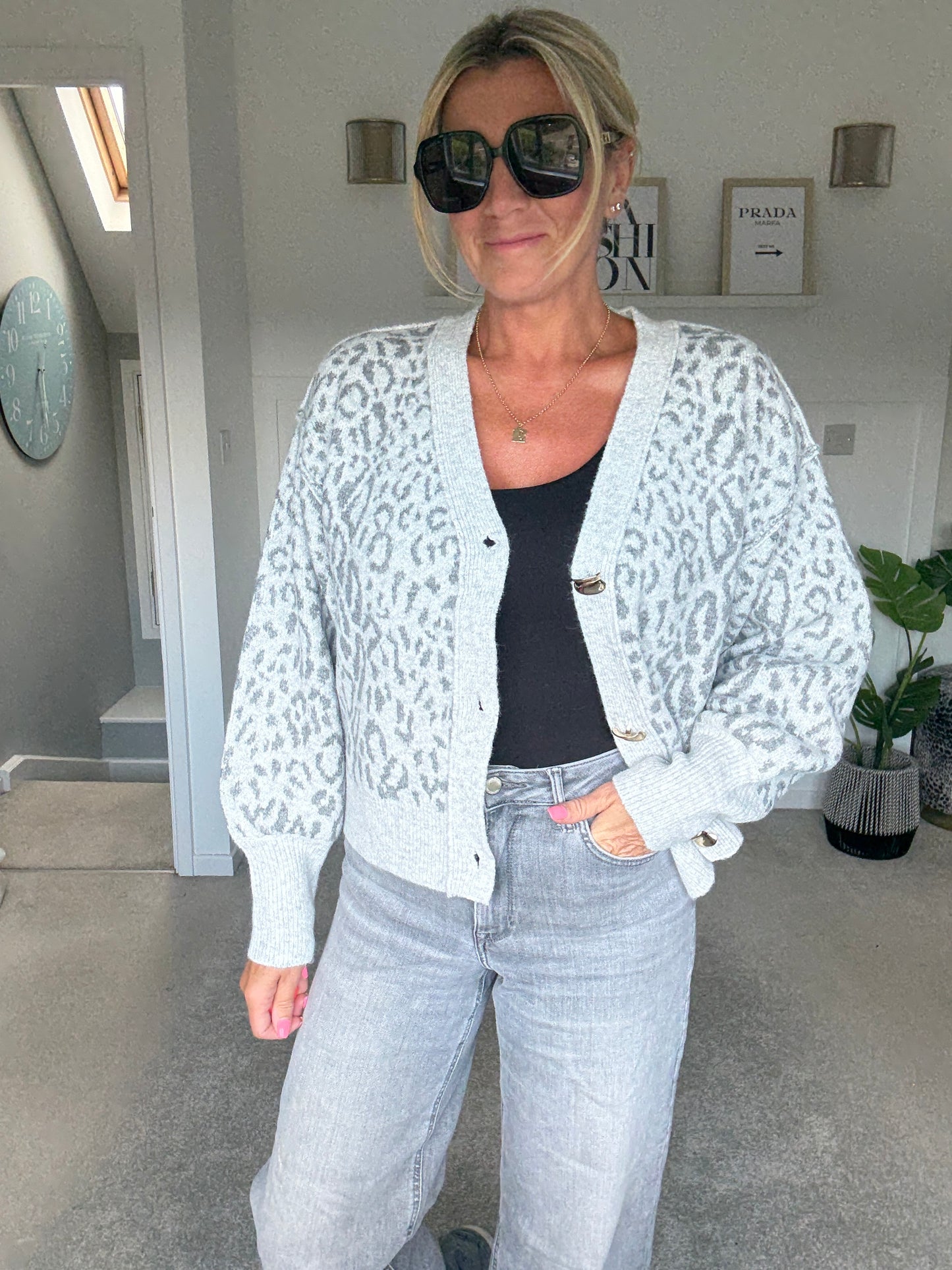 Chocloate Leopard Cardigan