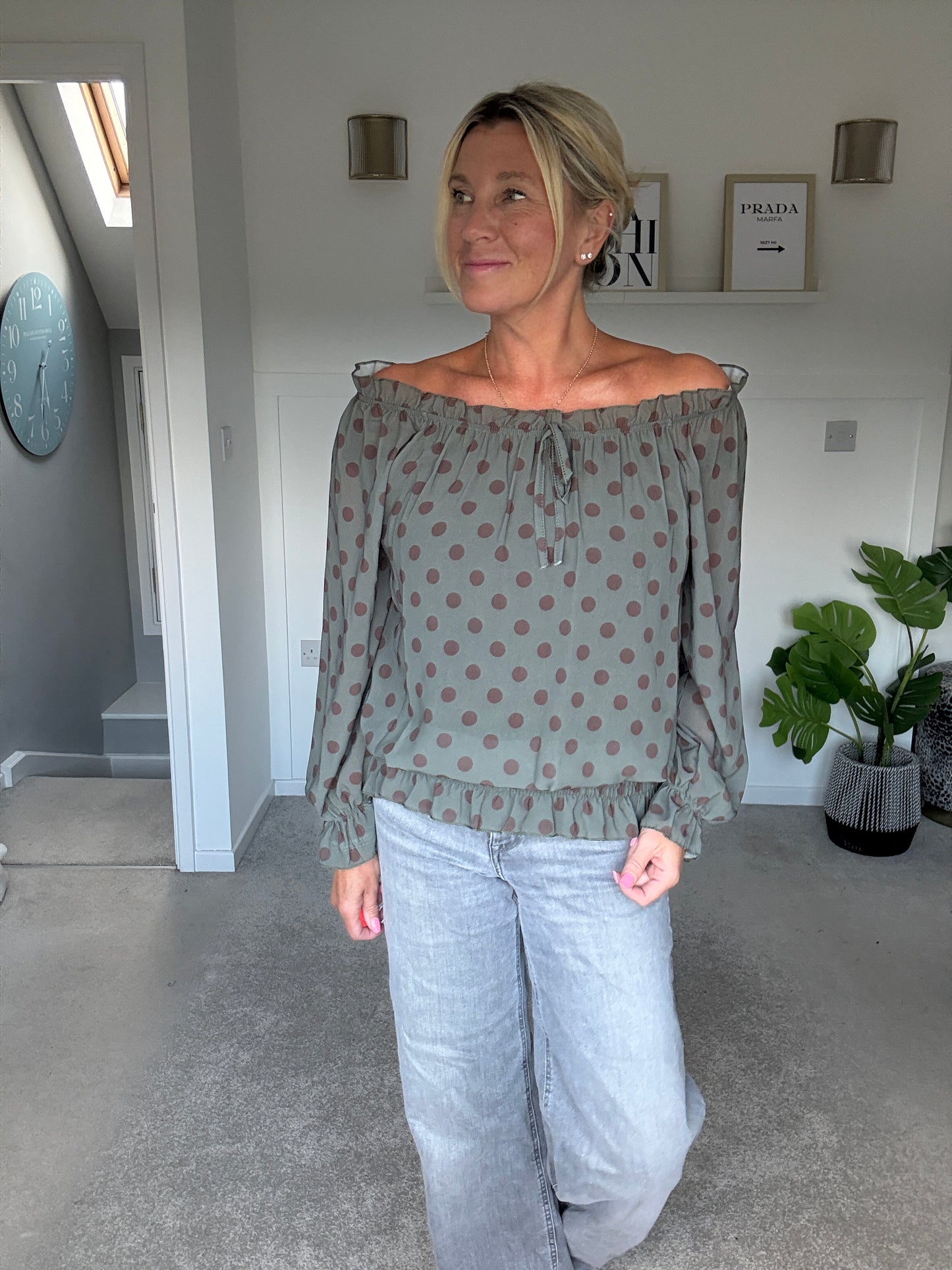 Polka Dot Blouse