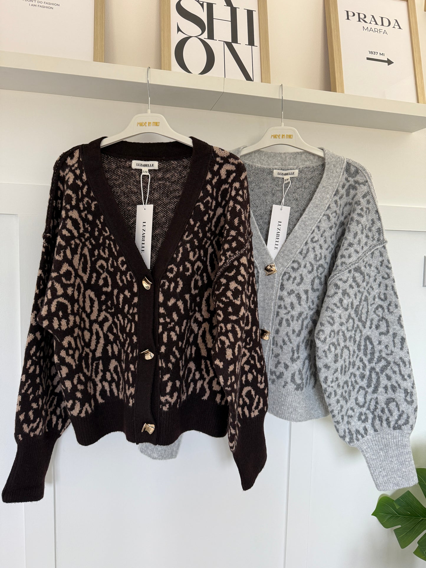Chocloate Leopard Cardigan