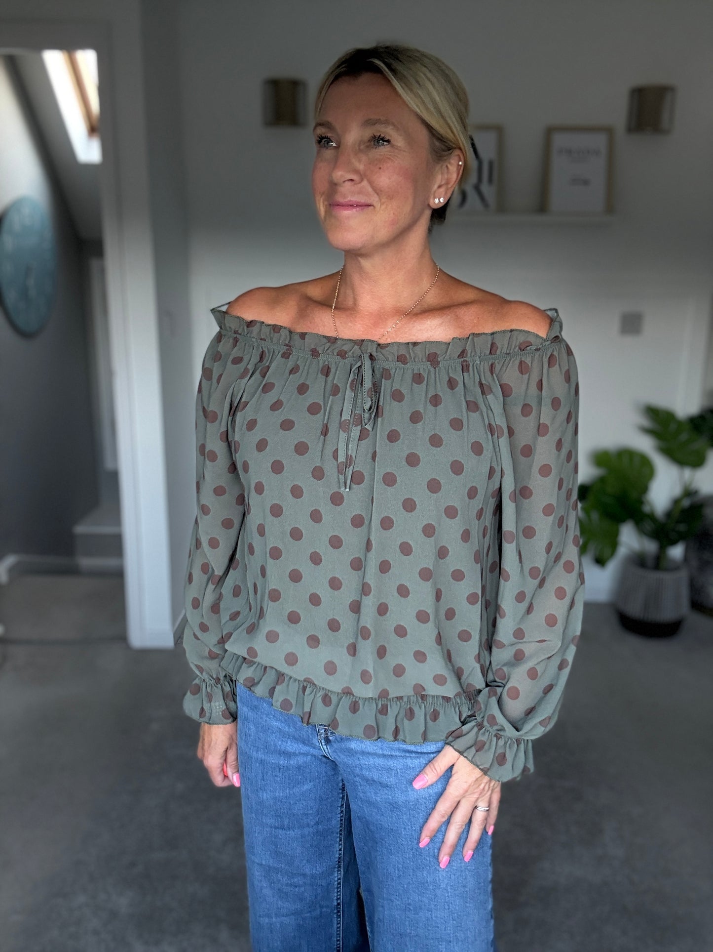 Polka Dot Blouse