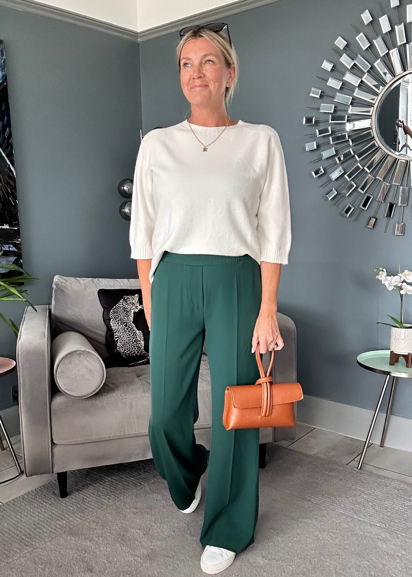 Coral Half Sleeve Jumper