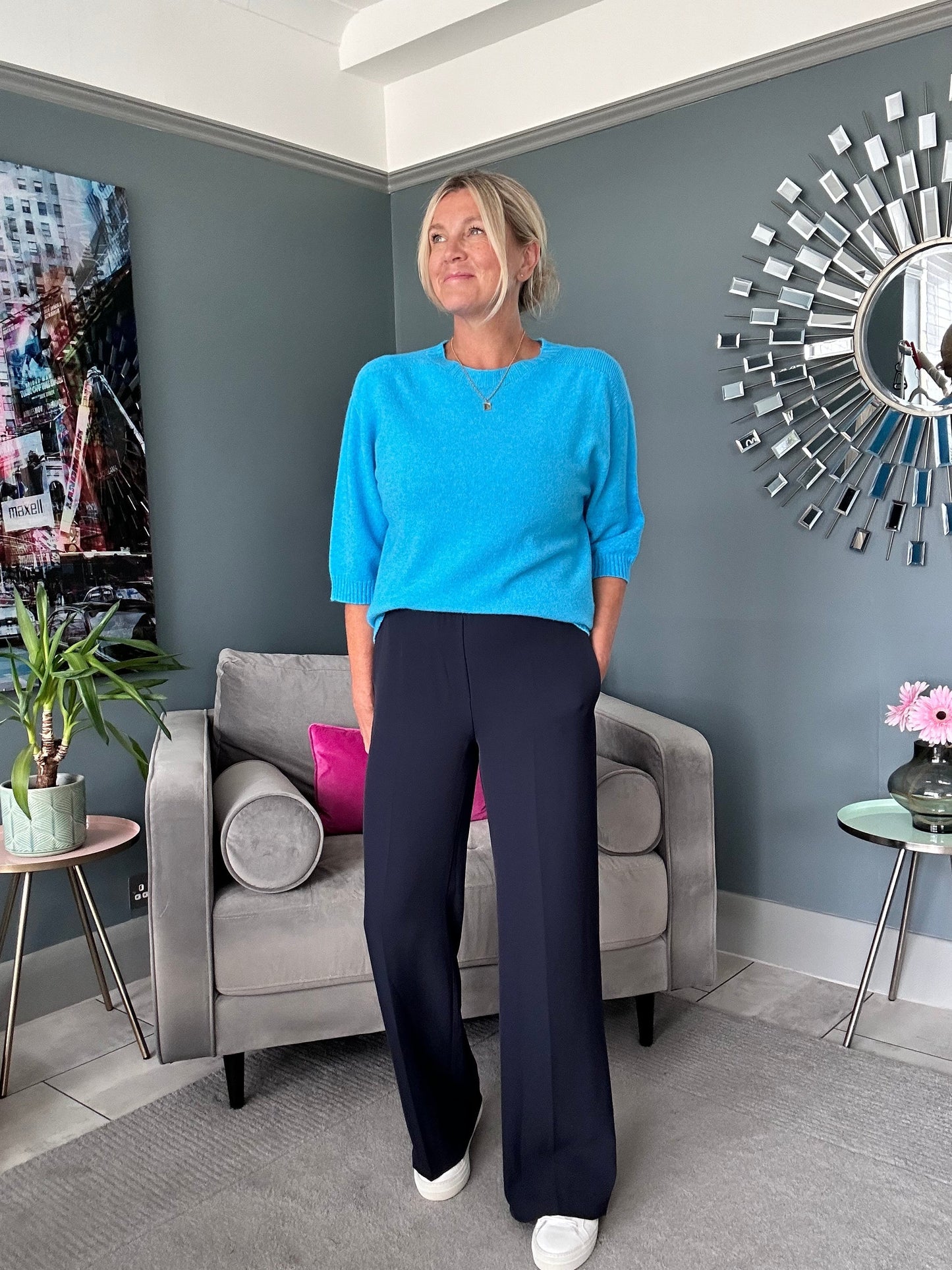Coral Half Sleeve Jumper