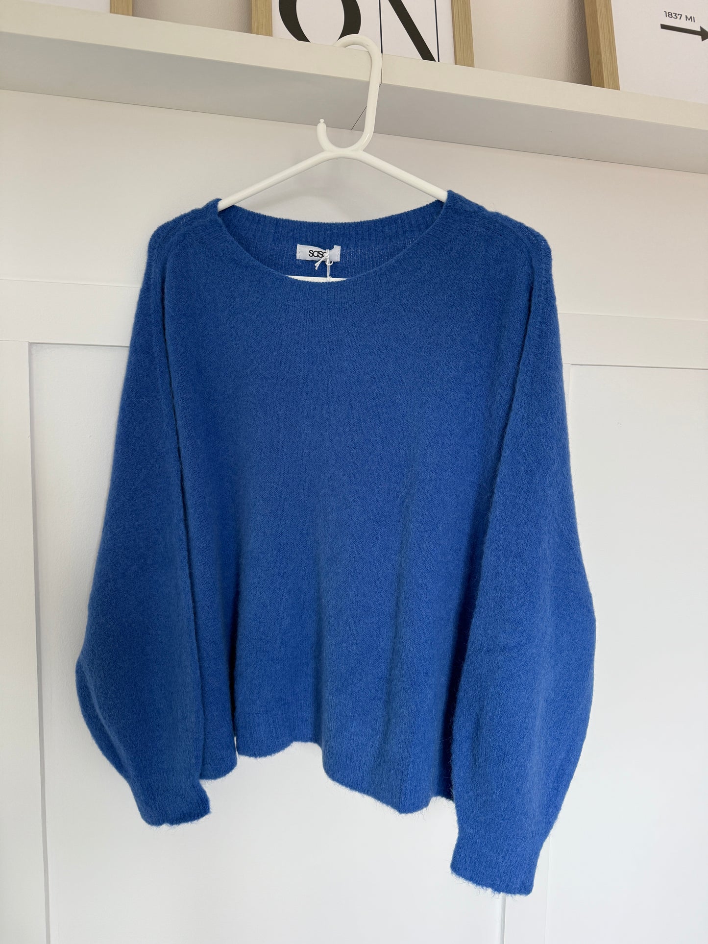 Coral Alpaca Mix Fluffy Jumper