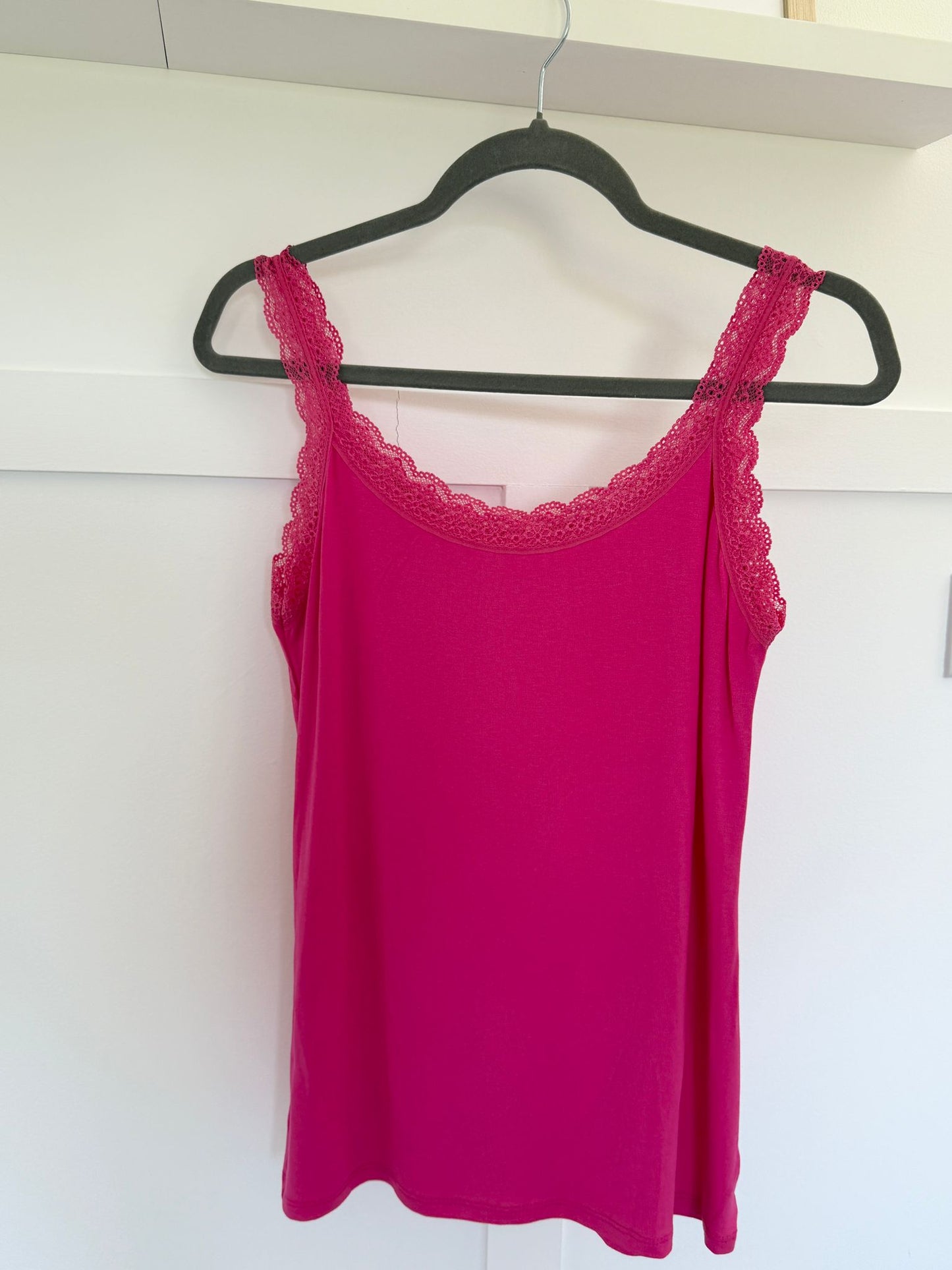 Lace Trim Basic Vest | Lots of Colours