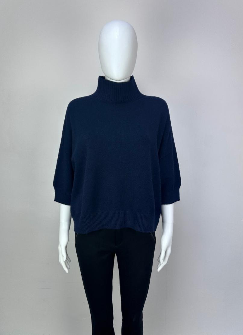 Latte Turtleneck 3/4 Sleeve Jumper