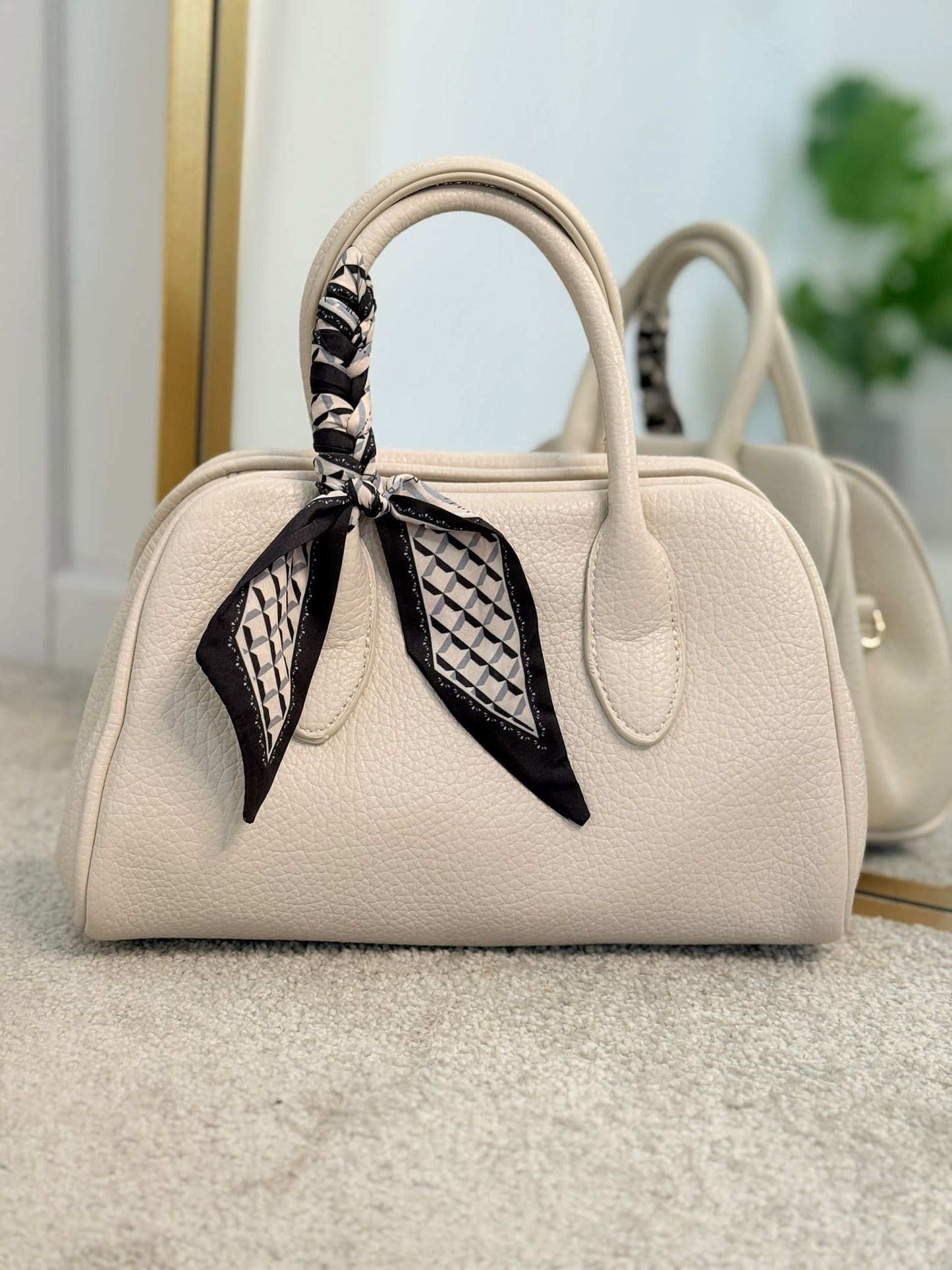 Pale Blue Scarf Bag