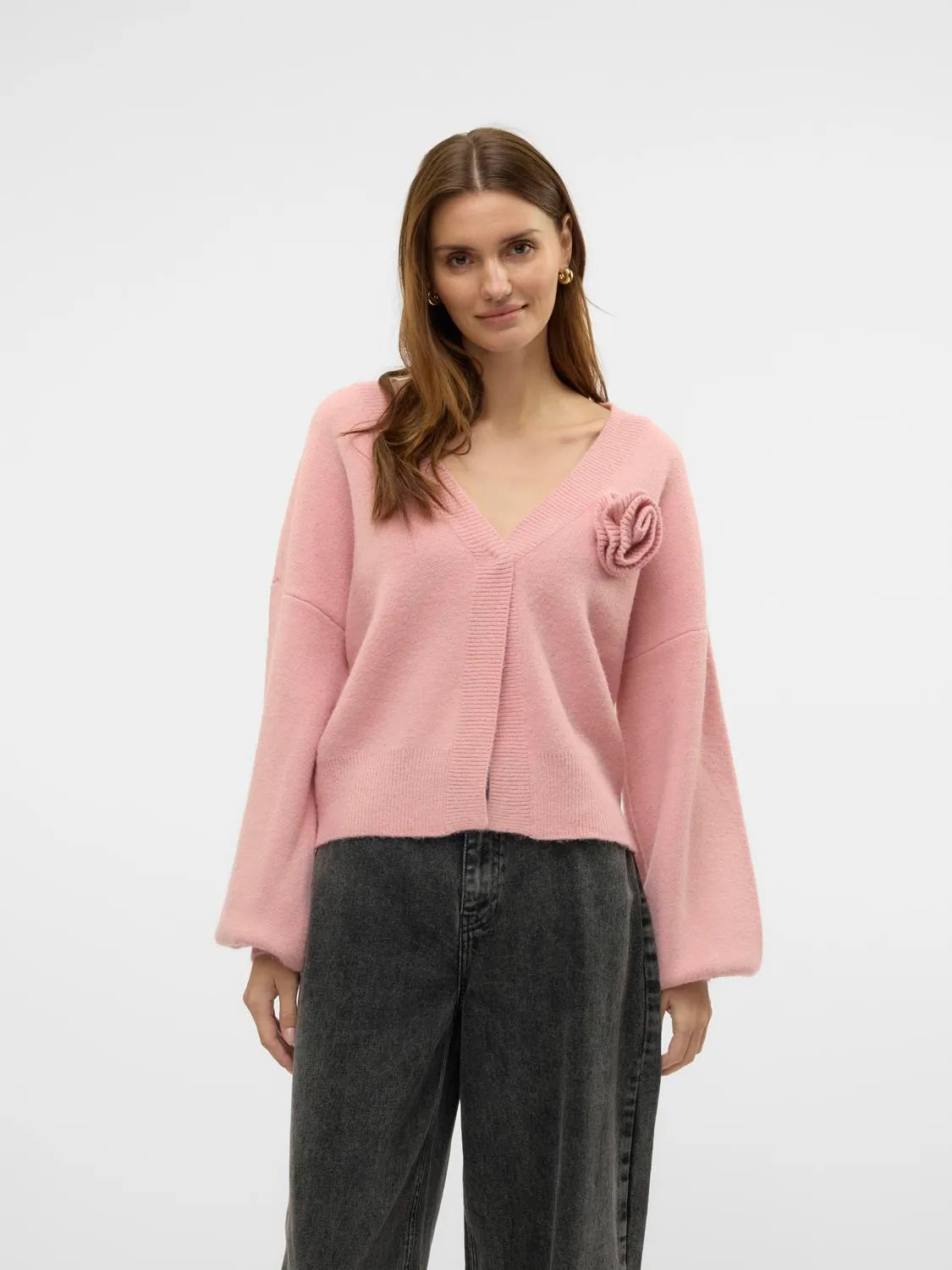 Carrie Grey Corsage Cardigan