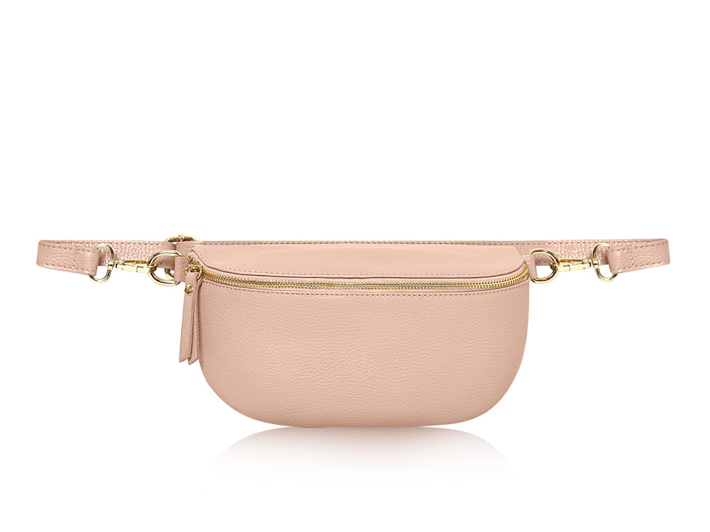 Smoke Rose LARGE Leather Bum Bag