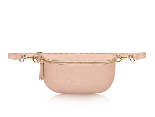 Smoke Rose LARGE Leather Bum Bag