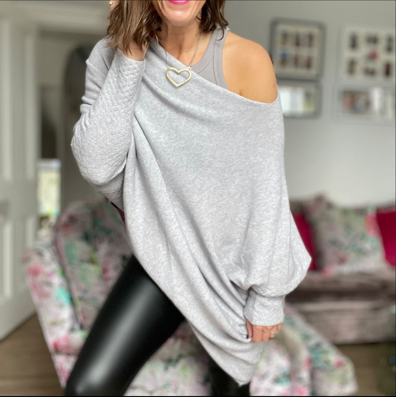 Asymmetric Batwing Jumper