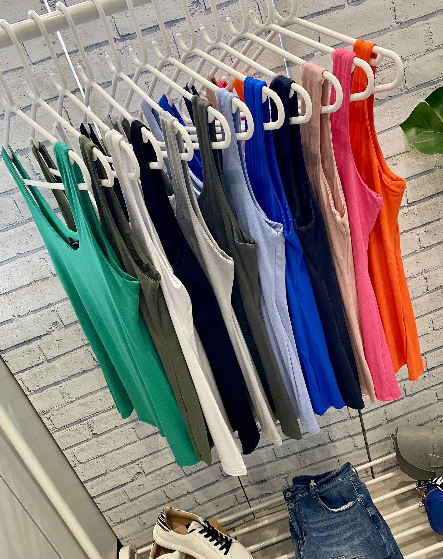 Thick Strap Basic Vest | Lots of Colours