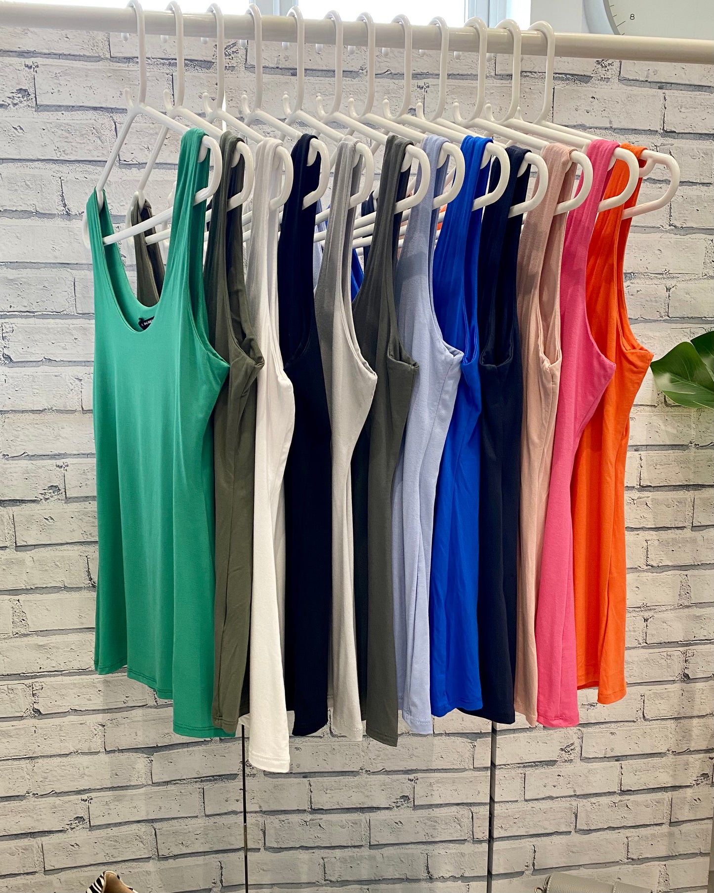 Thick Strap Basic Vest | Lots of Colours