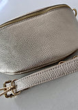 Gold LARGE Leather Bum Bag
