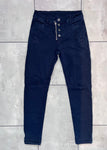 Melly & Co Navy 4 Button Jeans