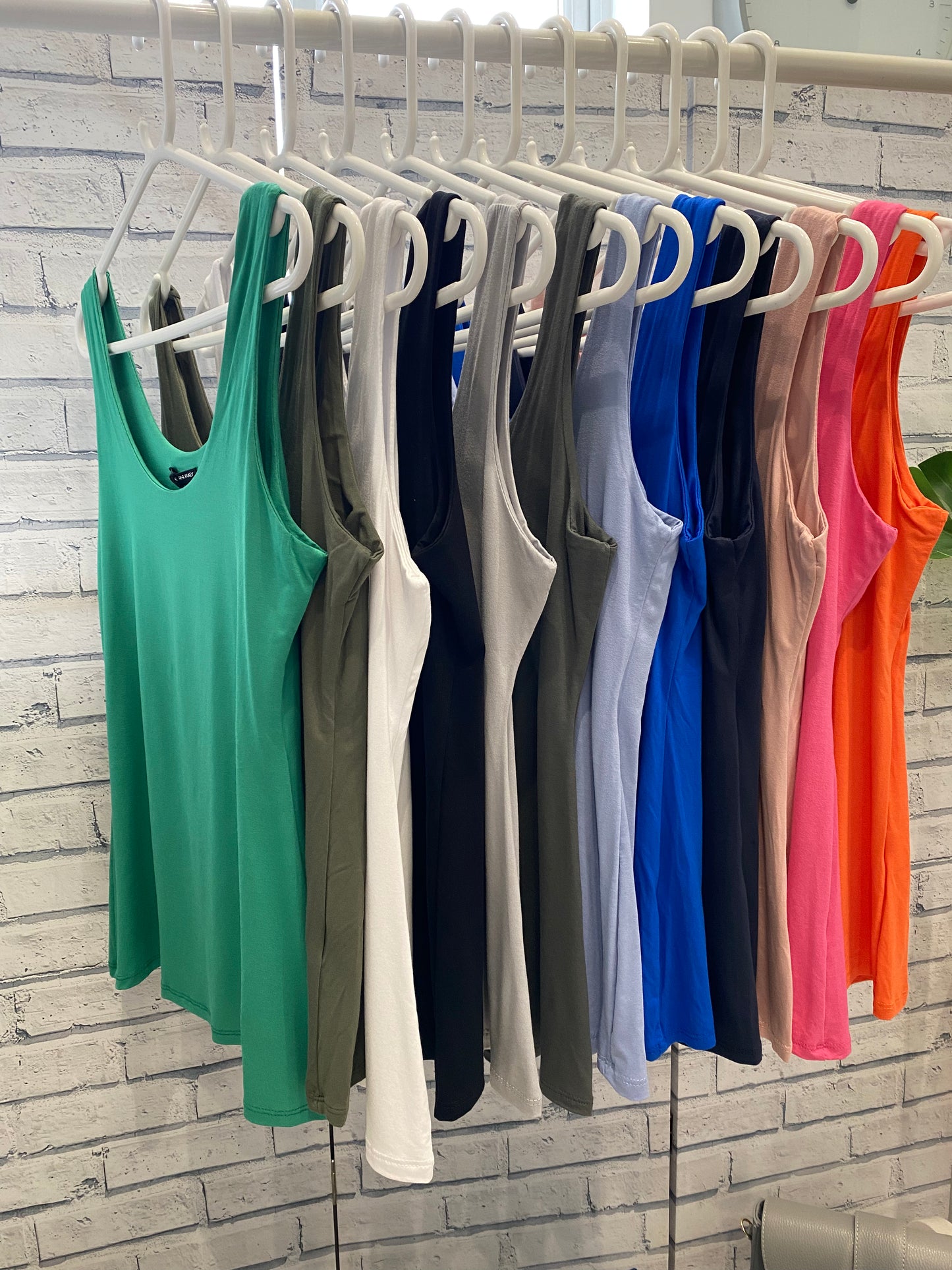 Thick Strap Basic Vest | Lots of Colours