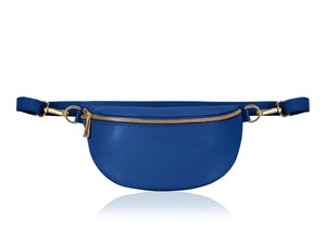 Cobalt Leather Bum Bag