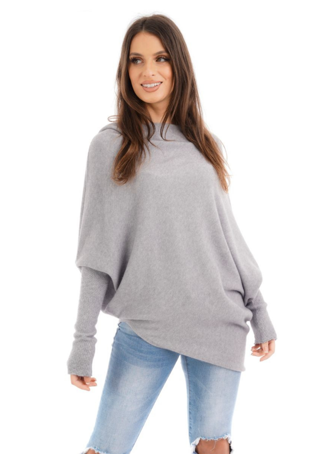 Asymmetric Batwing Jumper