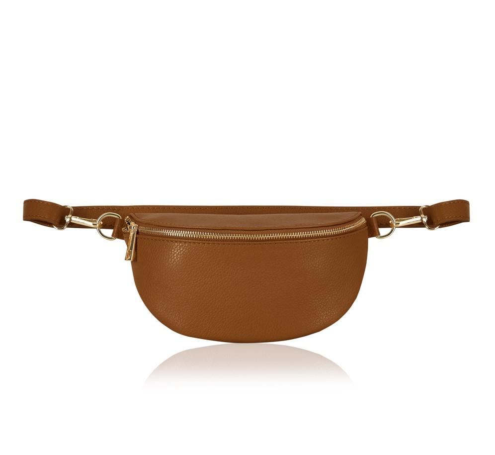 Silver Leather Bum Bag