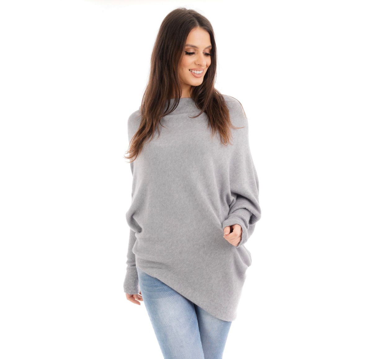 Asymmetric Batwing Jumper