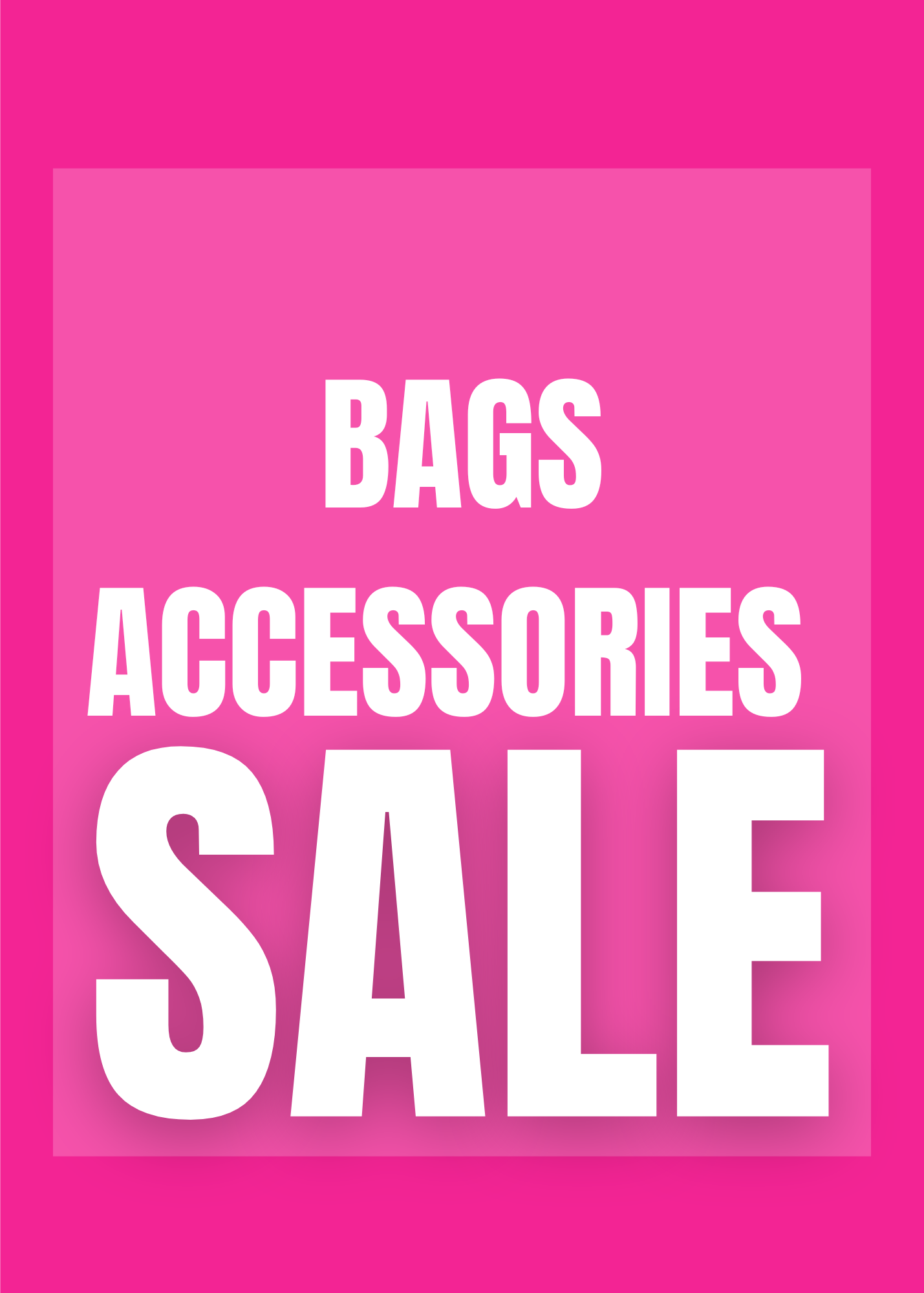 SALE BAGS & ACCESSORIES