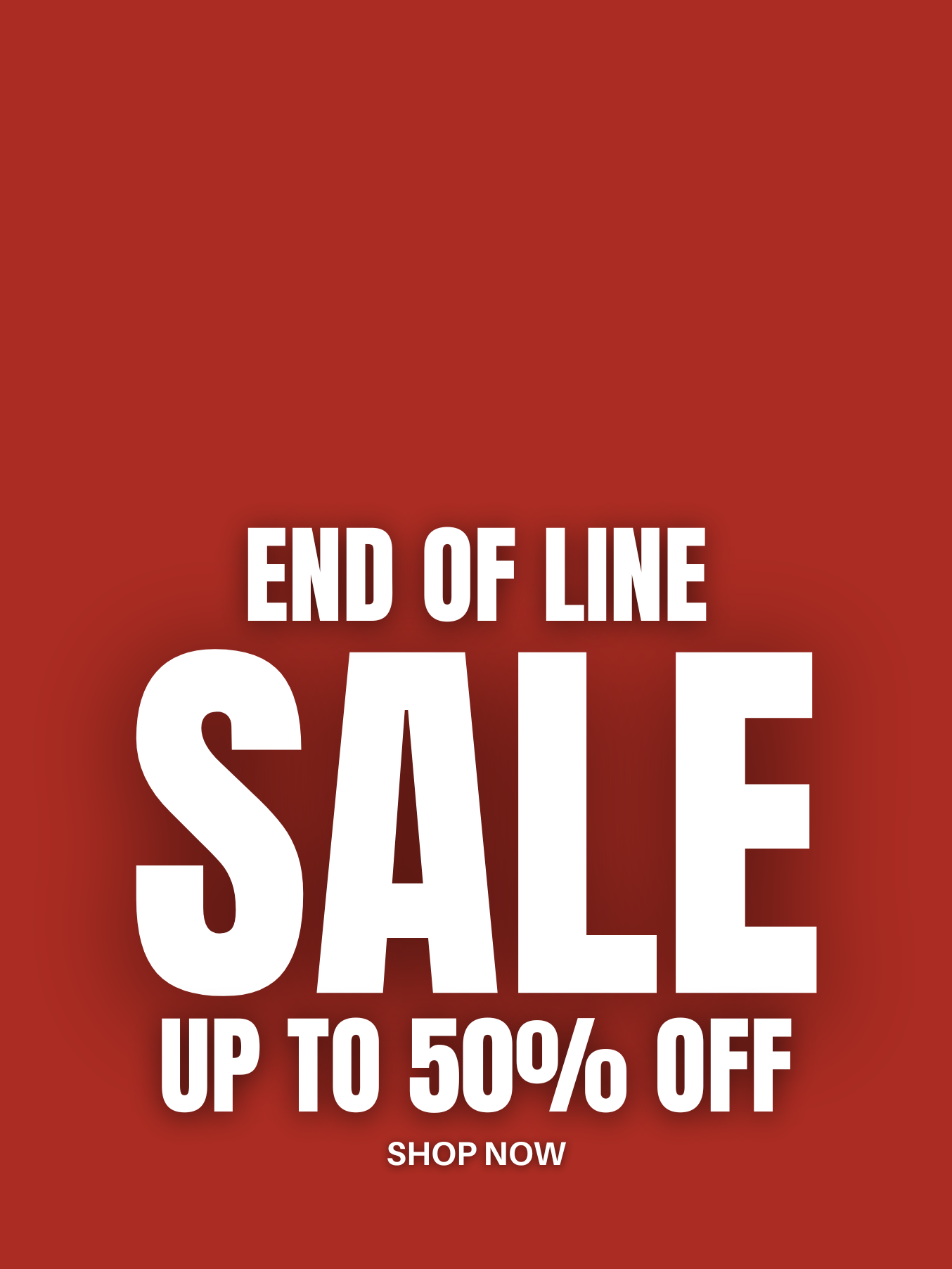 End of Line Sale