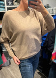 Pearl Back Batwing Jumper (NEW Colours)