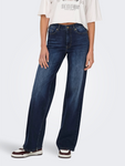 Madison Dark Blue High Waist Wide Leg Jeans