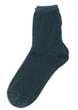 Teal Sparkly Socks With Detachable Bee
