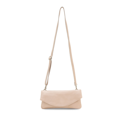 Burgundy Leather Soft Clutch Bag