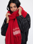 Red/White Oversized Super Soft Blanket Scarf