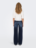 Madison Dark Blue High Waist Wide Leg Jeans