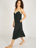 Midnight Lace Drew Slip Dress