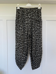Khaki Leopard Pocket Slim Barrel Cargo Joggers