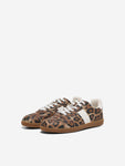 Amber Leopard Lace Up Trainers