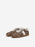 Amber Leopard Lace Up Trainers