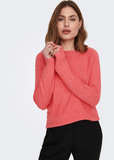 Coral Melange Soft Jumper