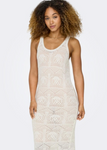 Cream Crochet Beach Dress