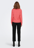 Coral Melange Soft Jumper