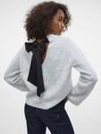 Elowen Grey Bow Jumper