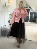 Carrie Grey Corsage Cardigan