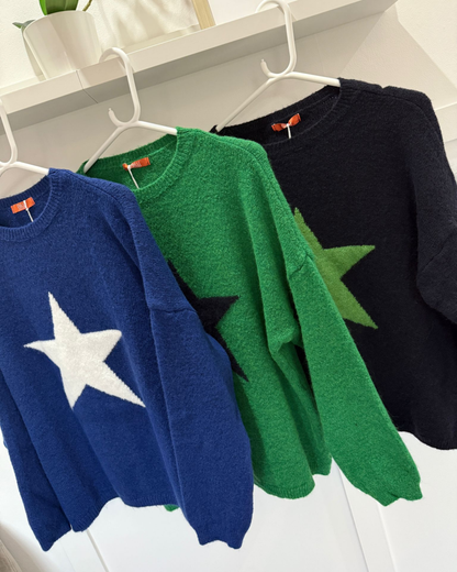 Cobalt/White Star Jumper